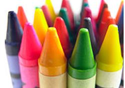 Graphite & colored pencils & crayons